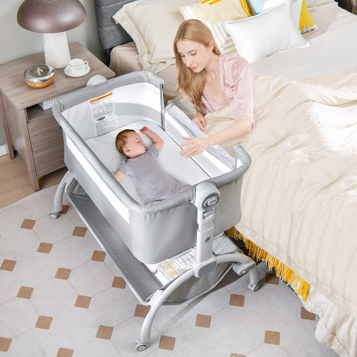 Infant Bassinet Milliard Bedside Bassinet Is A Crib Or Bassinet Better