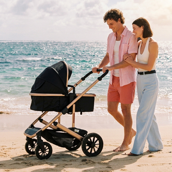 INFANS 2 in 1 Baby Stroller, Folding Newborn Pram Convertible Stroller – Infansbaby