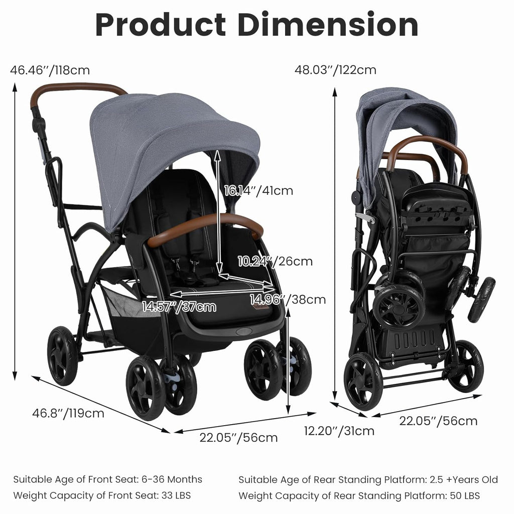 best umbrella stroller to travel with Dream On Me Aero Stroller, 1-Hand Fold, Lightweight, Pink Color:Silver/Blue Back Buy Now Top 10 GENDER_Women's