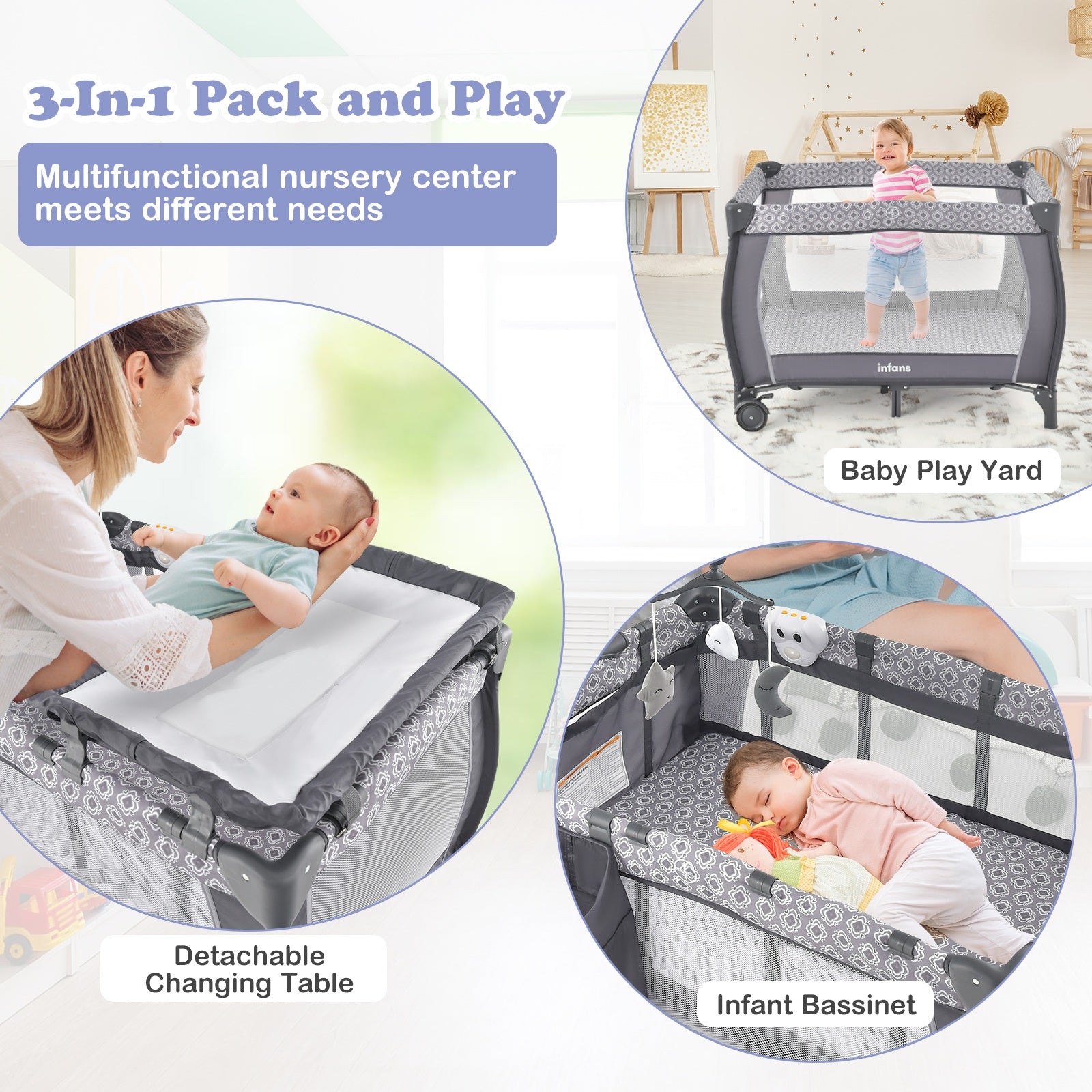 Graco Pack N Play With Bassinet And Changing Table Changing Table
