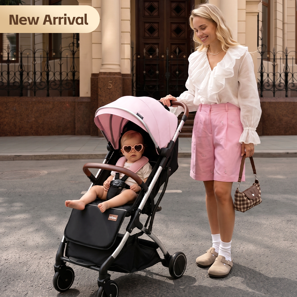 INFANS Lightweight Travel Stroller, Compact Airplane Baby Stroller wit – Infansbaby