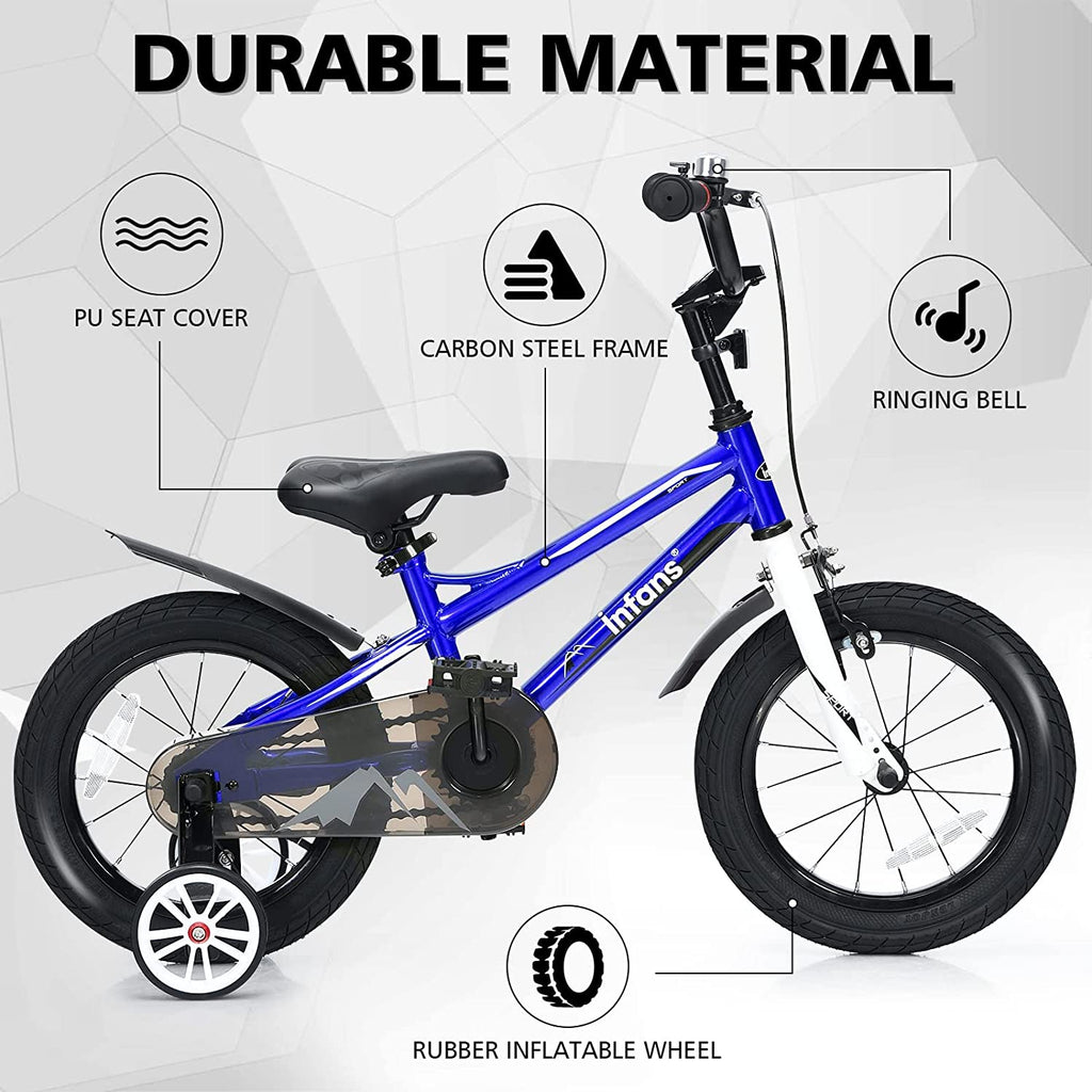 Kids Bike Boys Girls 14 16 Inch with Balance or Training Wheels INFANS