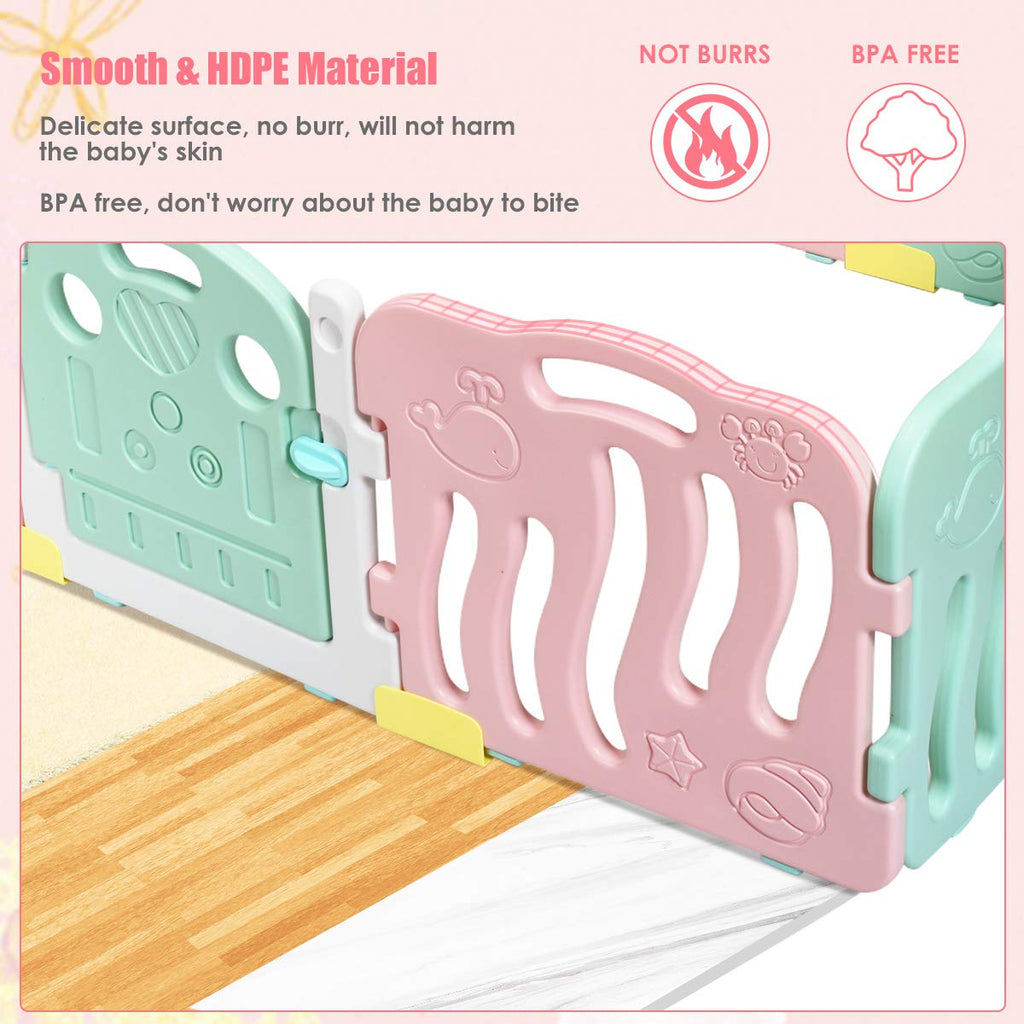 Baby Playpen Kids Play Activity Center Yard for Toddlers INFANS