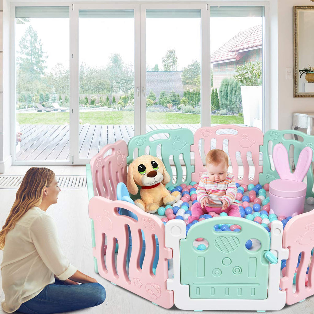 Baby Playpen Kids Play Activity Center Yard for Toddlers INFANS