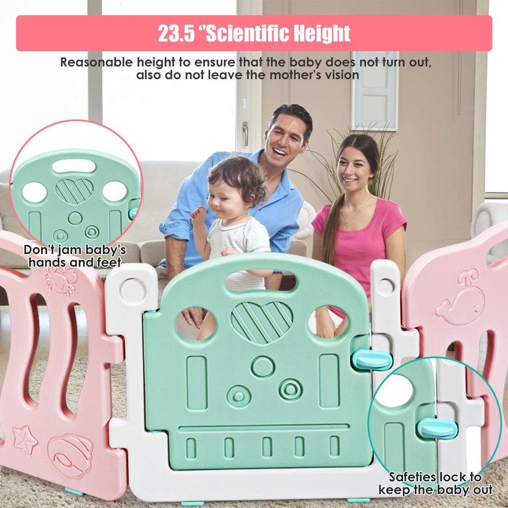 Baby Playpen Kids Play Activity Center Yard for Toddlers INFANS