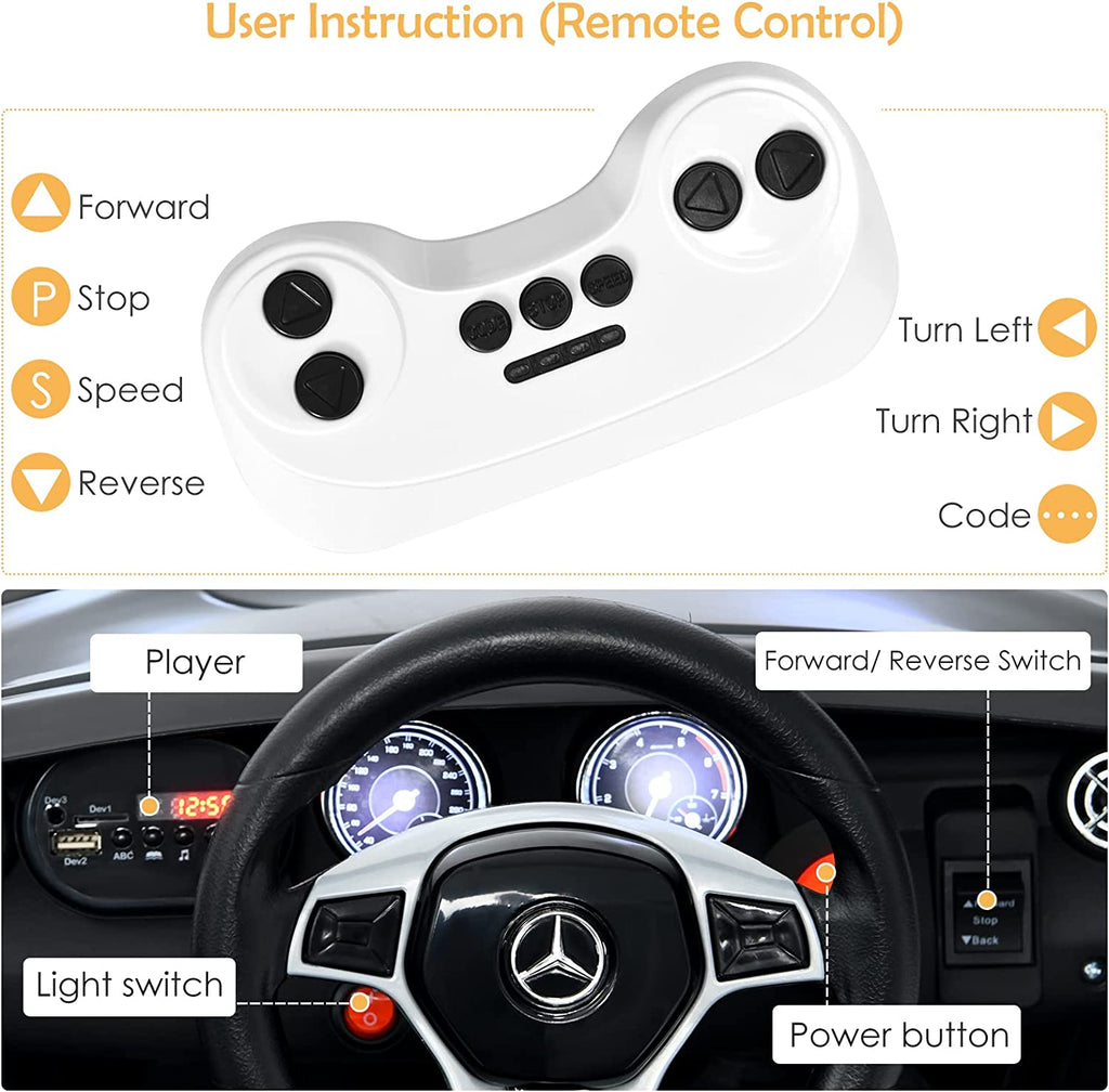 12V Electric Kids Ride On Carr with Remote Control INFANS