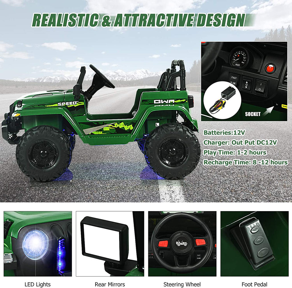 Kids Ride on Car Truck with 2.4G Remote Control INFANS