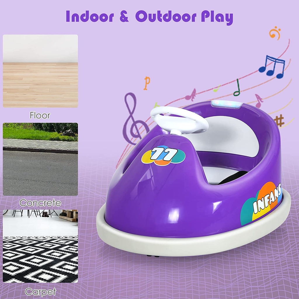 6V Electric Vehicles Ride On Bumper Car Remote Control INFANS