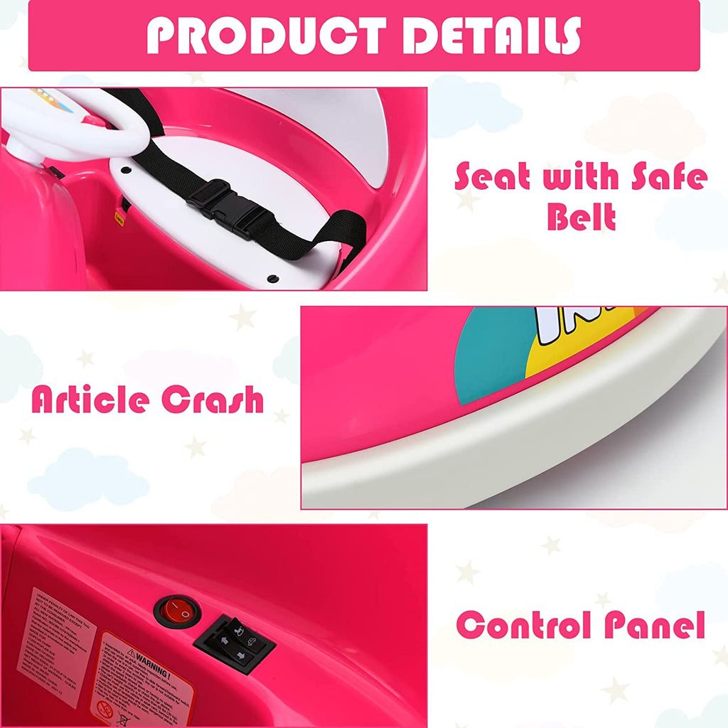 6V Electric Vehicles Ride On Bumper Car Remote Control INFANS