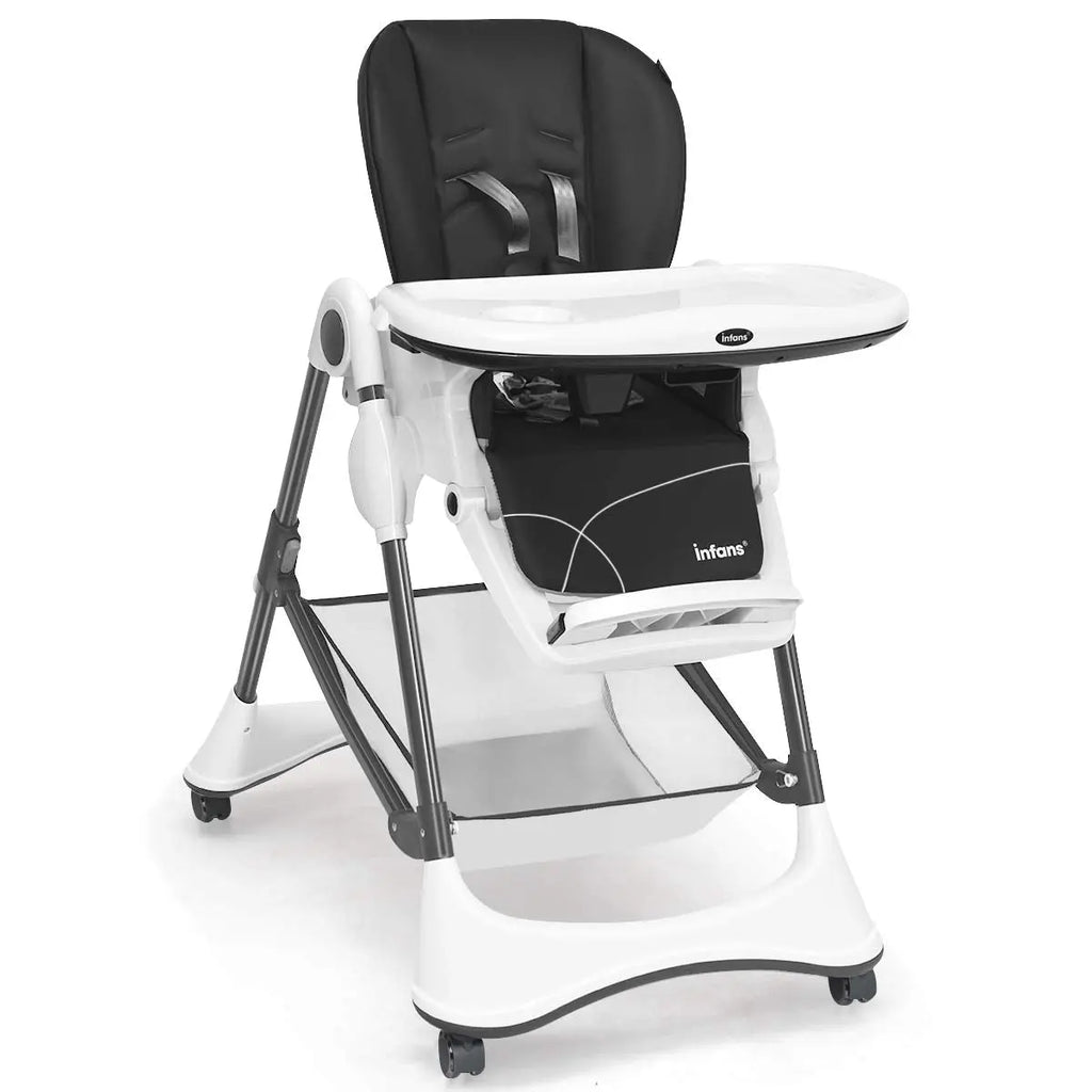High Chair with One-Hand Removable TrayFoldable for Baby INFANS