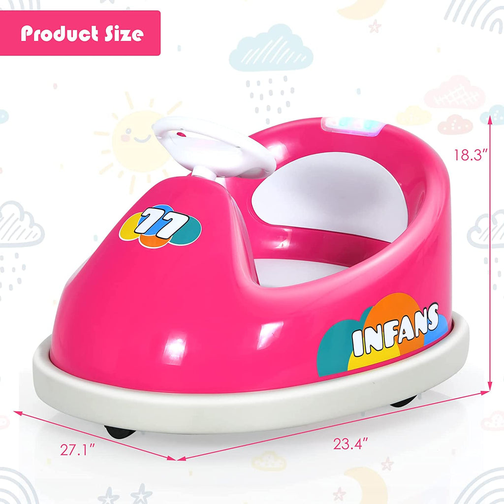 6V Electric Vehicles Ride On Bumper Car Remote Control INFANS