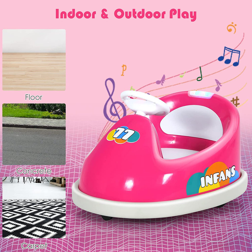 6V Electric Vehicles Ride On Bumper Car Remote Control INFANS