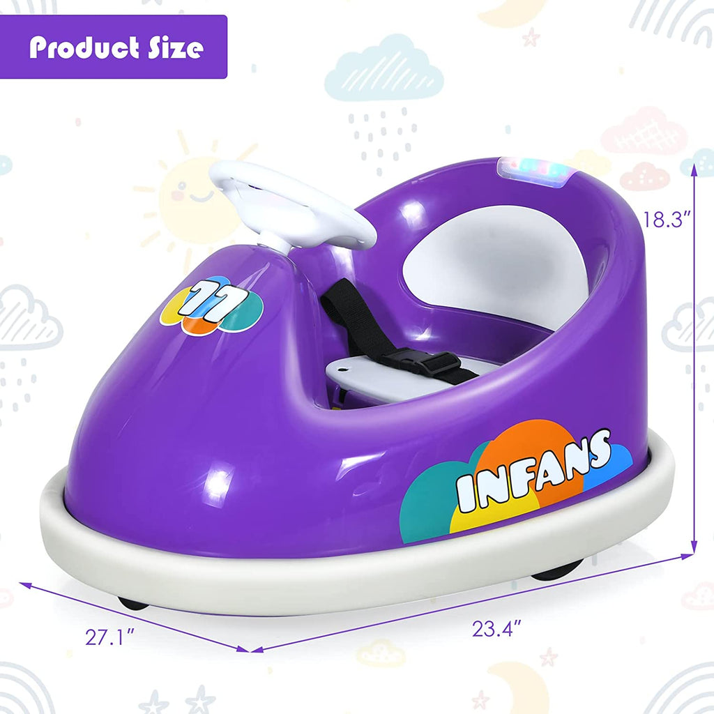 6V Electric Vehicles Ride On Bumper Car Remote Control INFANS