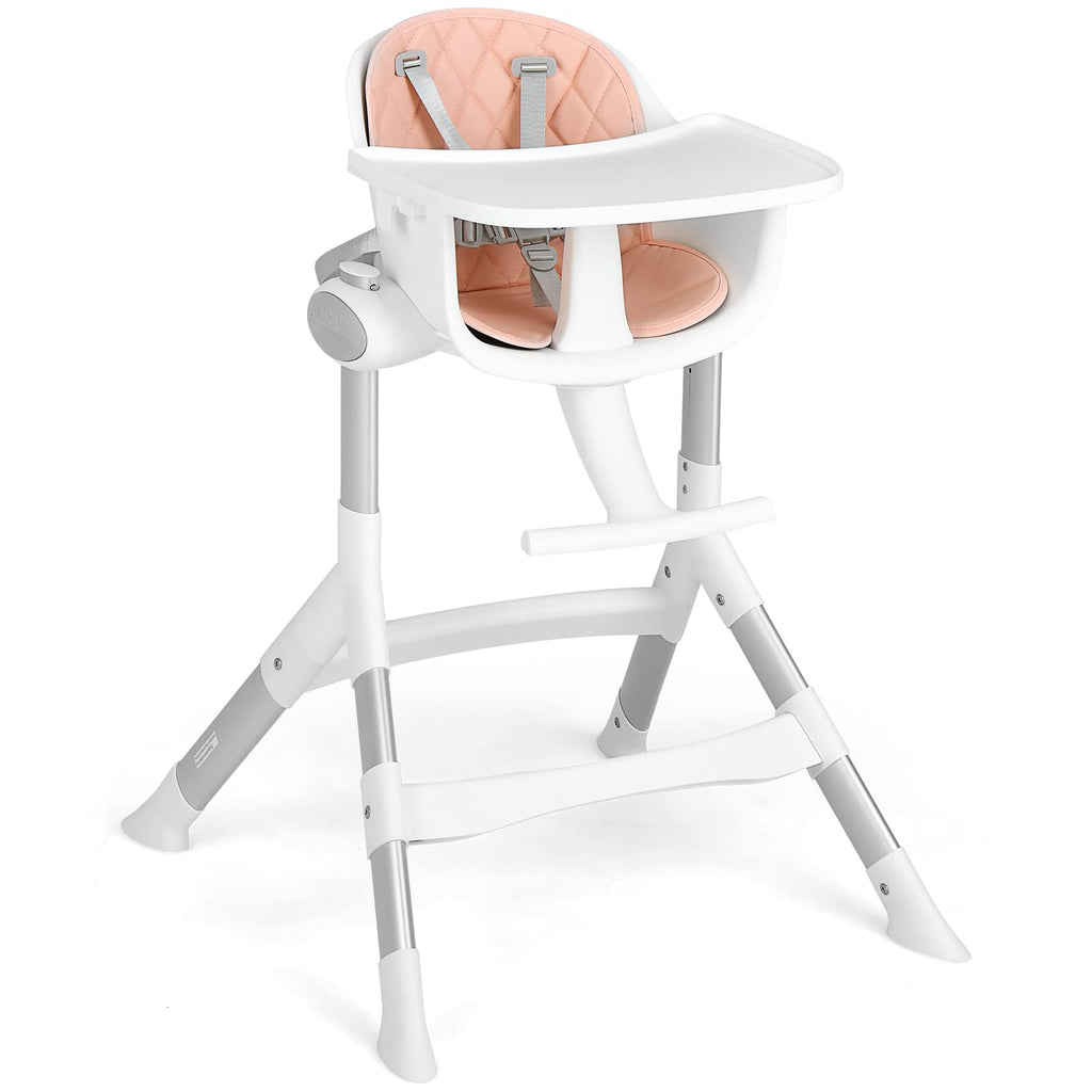 INFANS Baby High Chair, Modern Convertible Design Highchair with Aluminum Construction INFANS