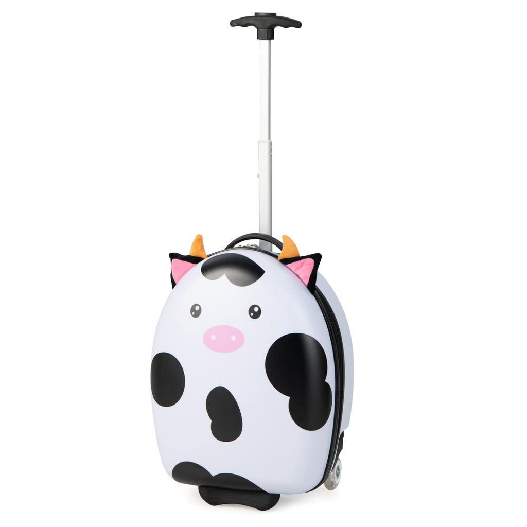 INFANS Kids Luggage, 16’’ Carry On Rolling Suitcase for Girls Boys with 2 Flashing Spinner Wheels INFANS