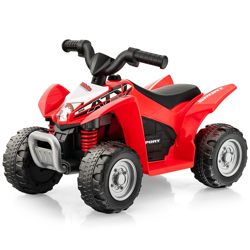 Infans Kids Ride On ATV, 6V Electric Vehicle for Toddlers, 4 Wheeler Battery Powered Motorized Quad Toy Car INFANS