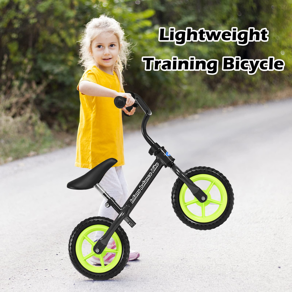 Balance Bike Training Bicycle with 10" Airless Eva Tires INFANS