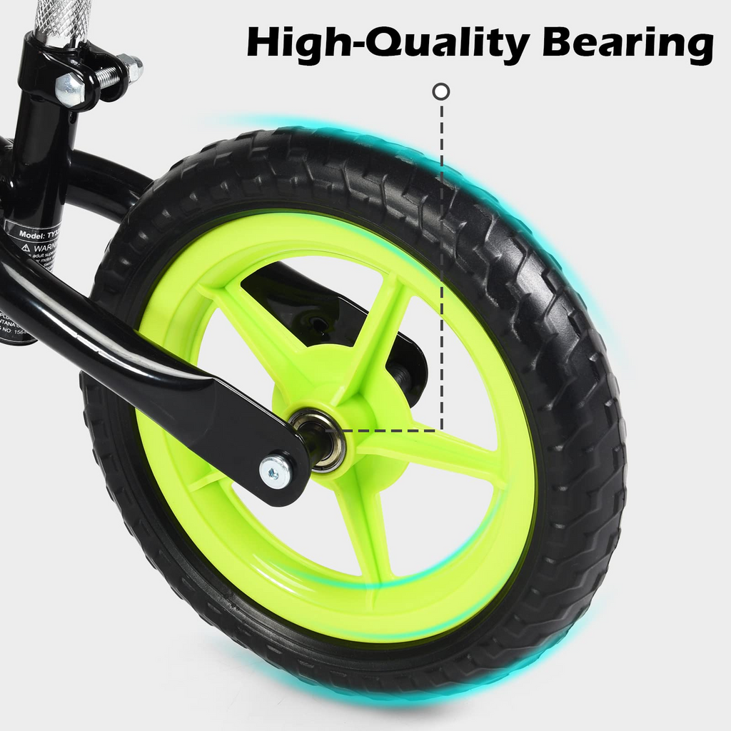 Balance Bike Training Bicycle with 10" Airless Eva Tires INFANS