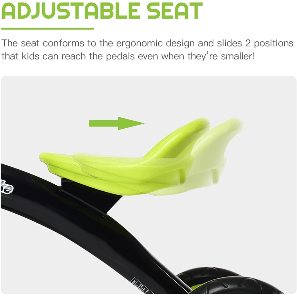 Kids Tricycle Rider with Adjustable Seat INFANS